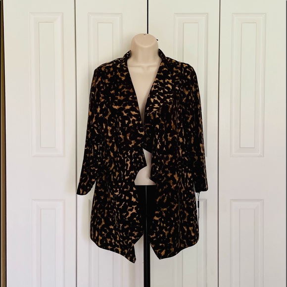 Calvin Klein women animal print jacket, NWT - Picture 1 of 3
